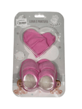 Pantufa + Luva Bebê Recém Nascido Kit  Menino e Menina