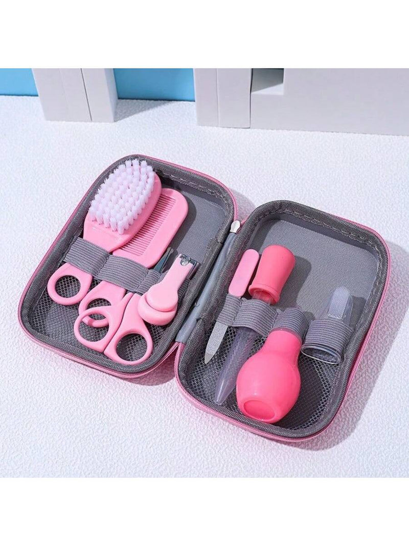 Kit Cuidados Com O Bebê 8 Em 1 Zipper Saco Pacote De Saúde Conjunto Cortador De Unhas 8 Peças De