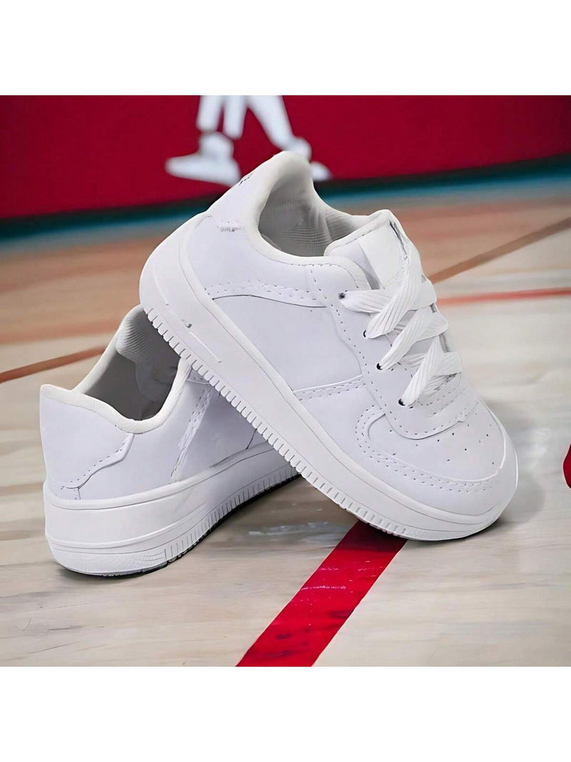 Tenis Infantil Casual Menino e Menina Unissex Passeio Escolar Branco Preto Original