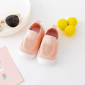 Baby toddler shoes, soft-soled non-slip baby shoes, one-step children's men's and women's mesh casual shoes